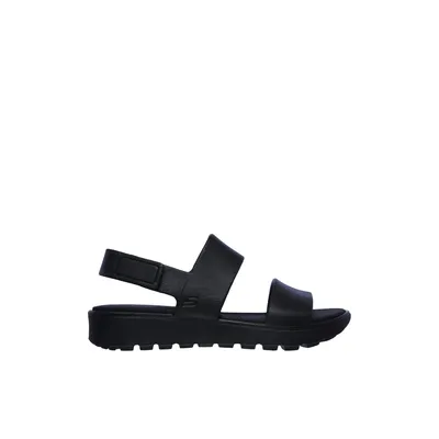 Skechers Footsteps - Sandales pour femmes Athletic Noir Lisse