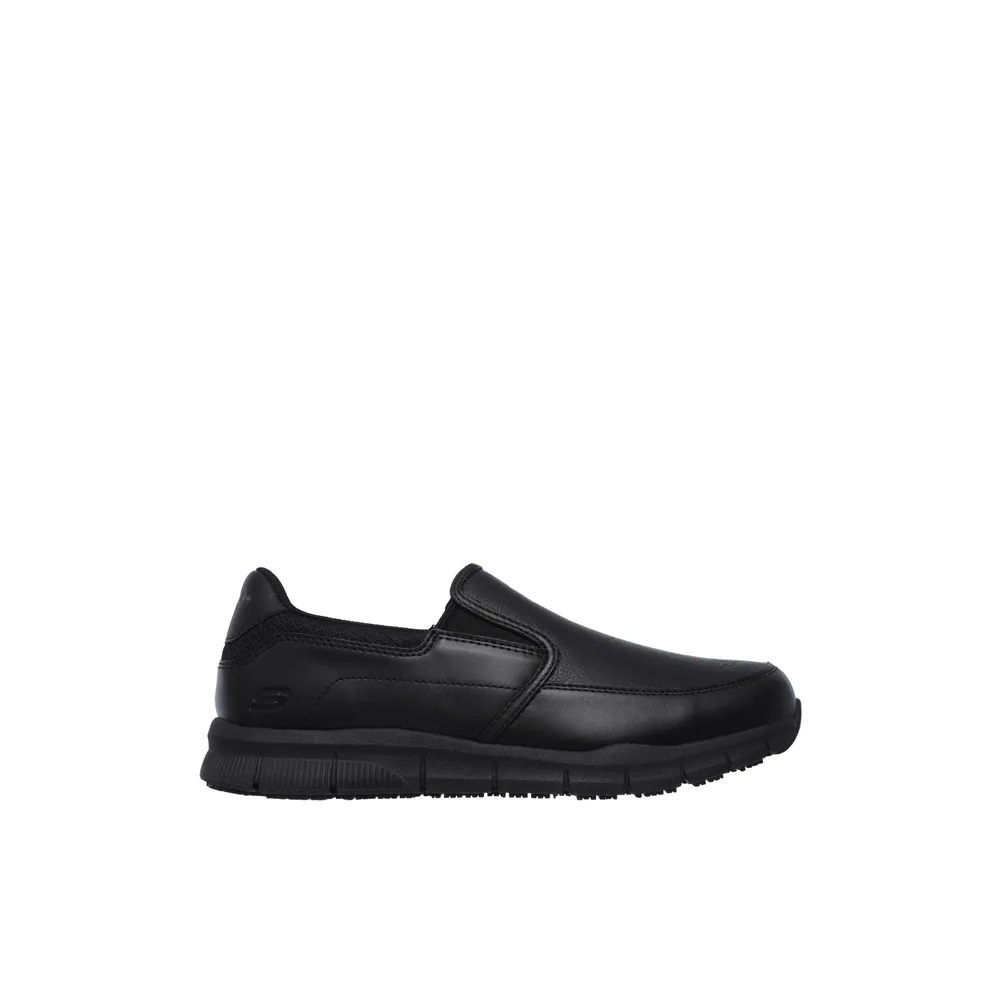 Skechers Groton sr-w - Men's Wide Width Shoes Black