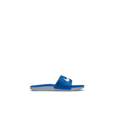 Nike Kawa-jb - Sandales pour garçons-junior Bleu Mélange de Matière