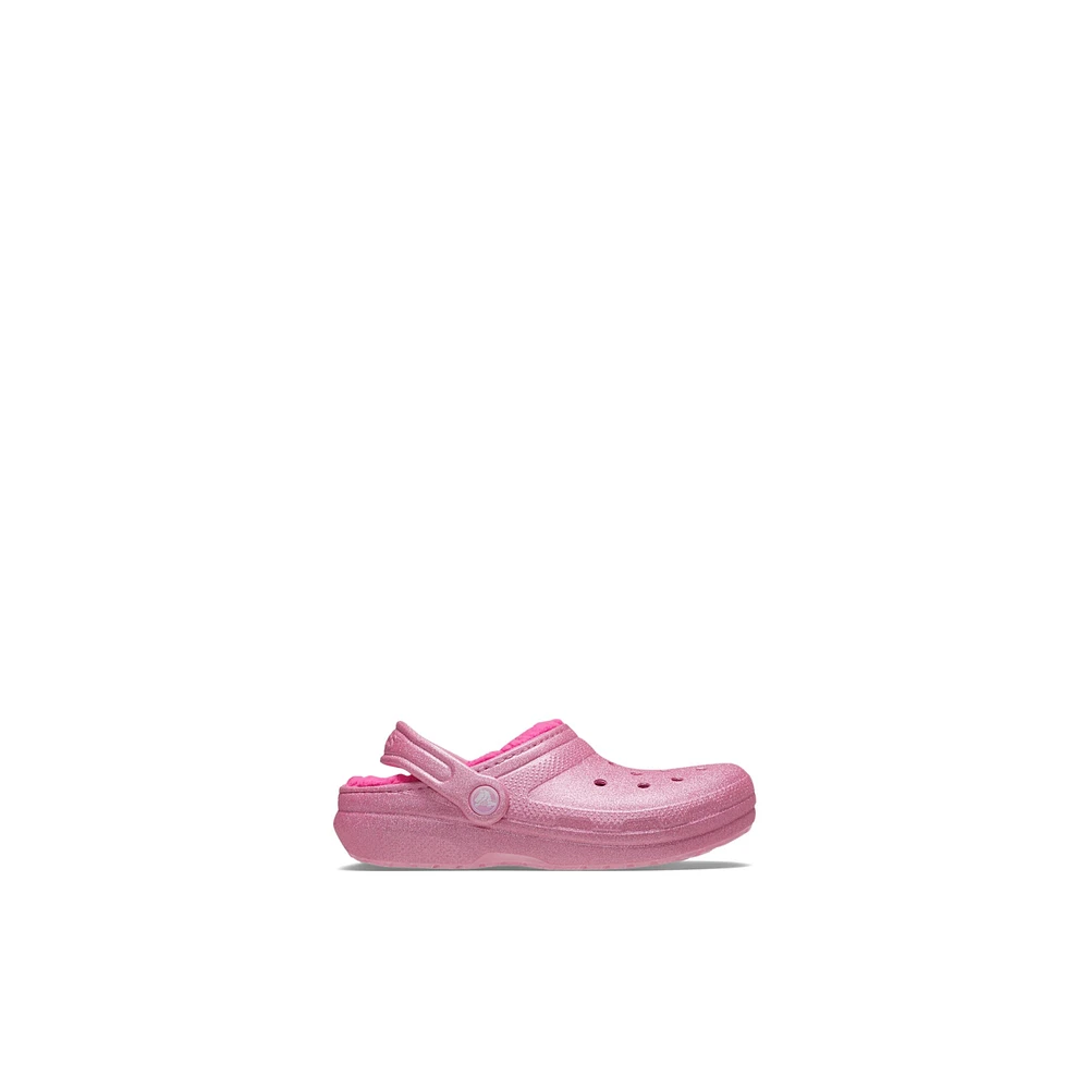 Crocs Linedglitter-ig - Kids Sandals Girls Pink