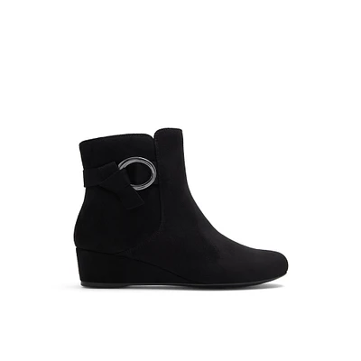 Solemate Lothywethh-w - Bottillons pour femmes Noir Microsuede