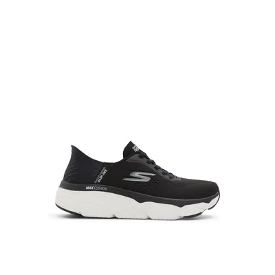 Skechers Max c Elite - Chaussures athlétiques urbaines pour femmes Noir-Blanc Textile Tricot