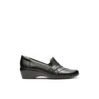 Clarks May Marigold - Women's Leather Shoes Black