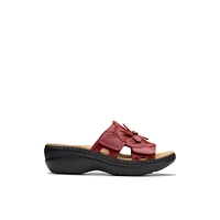 Clarks Merliah2 Belle - Women's Footwear Sandals Footbed Red