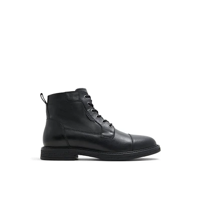 Luca Ferri Pierro - Chaussures pour hommes bottes Dress Noir Cuir Lisse