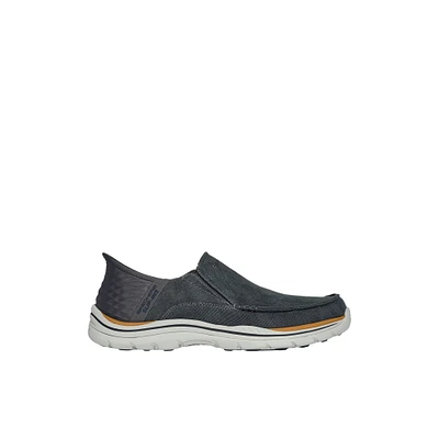 Skechers Realaxed Fit - Slip Chaussures pour hommes Toile Synthétique