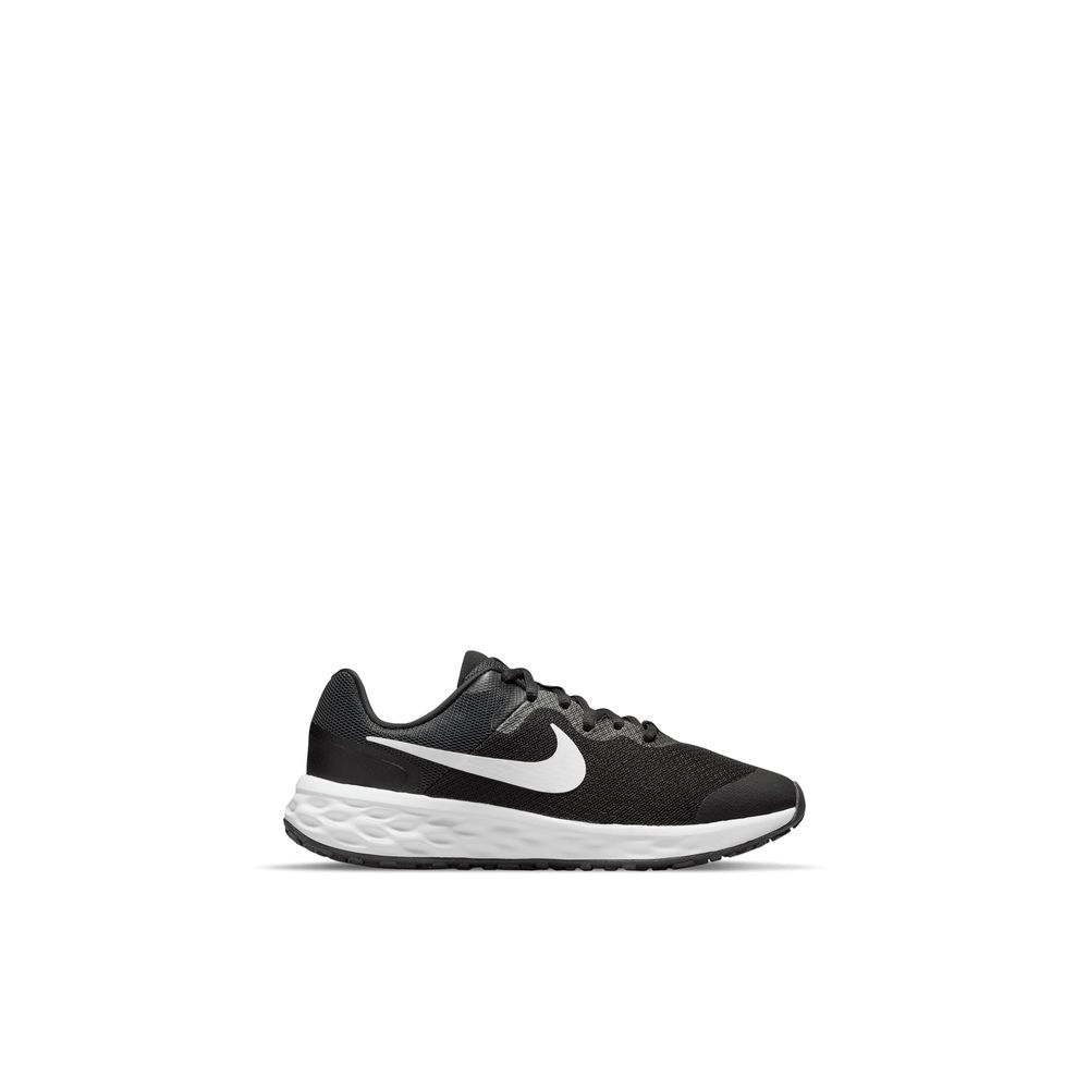 Nike Revltn6 l-jb - Chaussures athlétiques pour garçons-junior Noir-Blanc Textile Maille