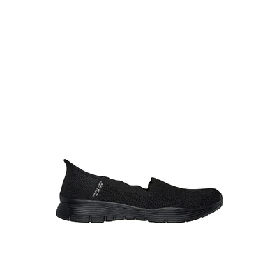 Skechers Seager Believe - Slip Ins Chaussures pour femmes Noir Textile Tricot