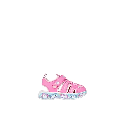 Skechers Splash-ig - Kids Closed Toe Sandals Pink