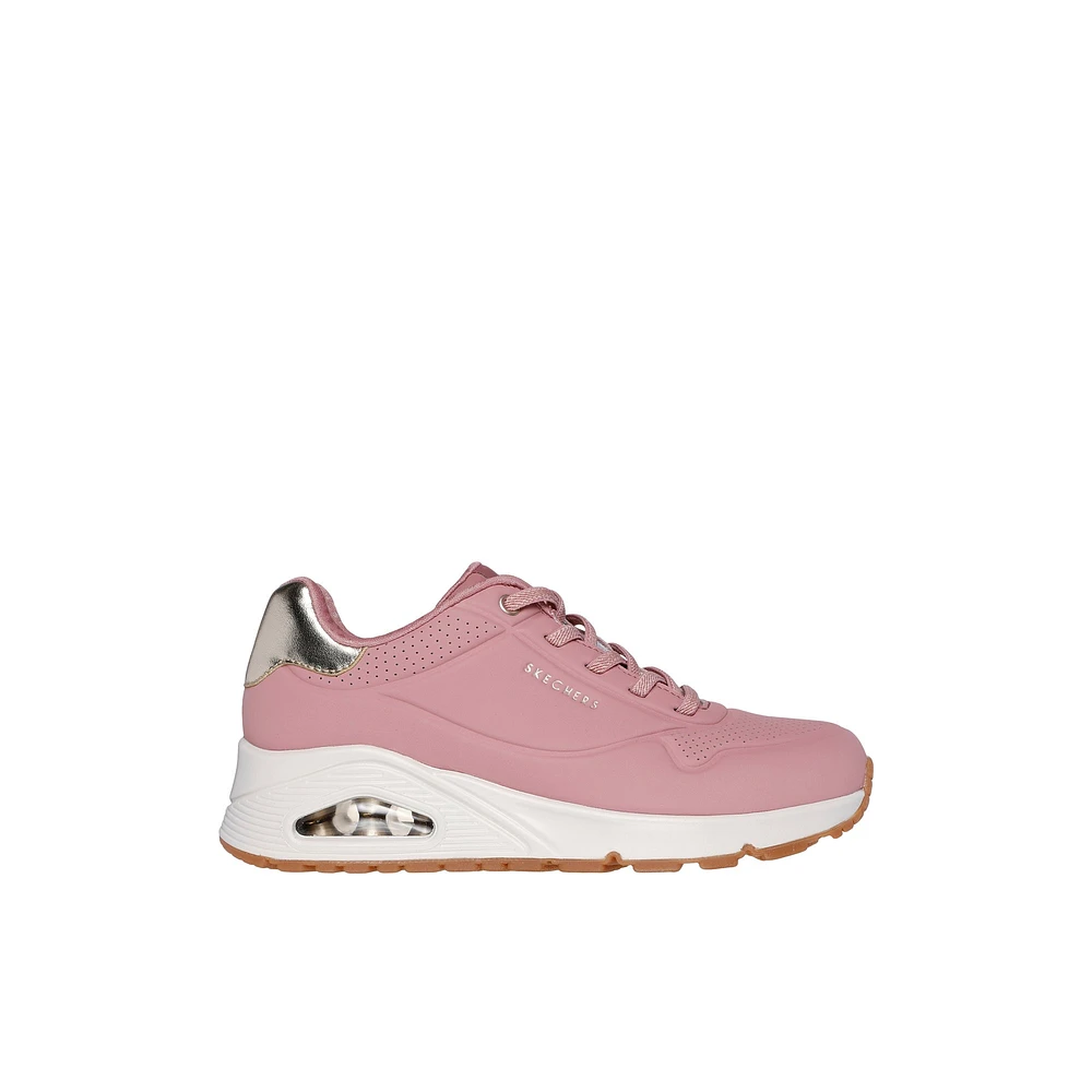 Skechers Uno Shim-l - Chaussures athlétiques pour femmes Textile Mélange de Matière