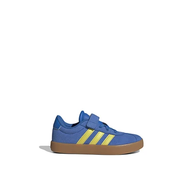 Adidas Vl Courtc-jb - Chaussures pour enfants Boys Bleu Mélange de Matière