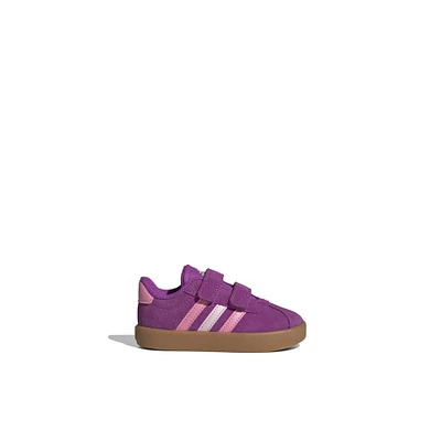 Adidas Vl Courti-ig - Chaussures pour filles toutes-petites Violet Mélange de Matière