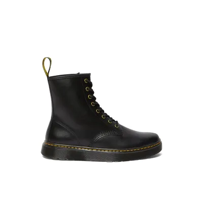 Dr. Martens Zavala - Bottes pour femmes Noir Cuir Lisse