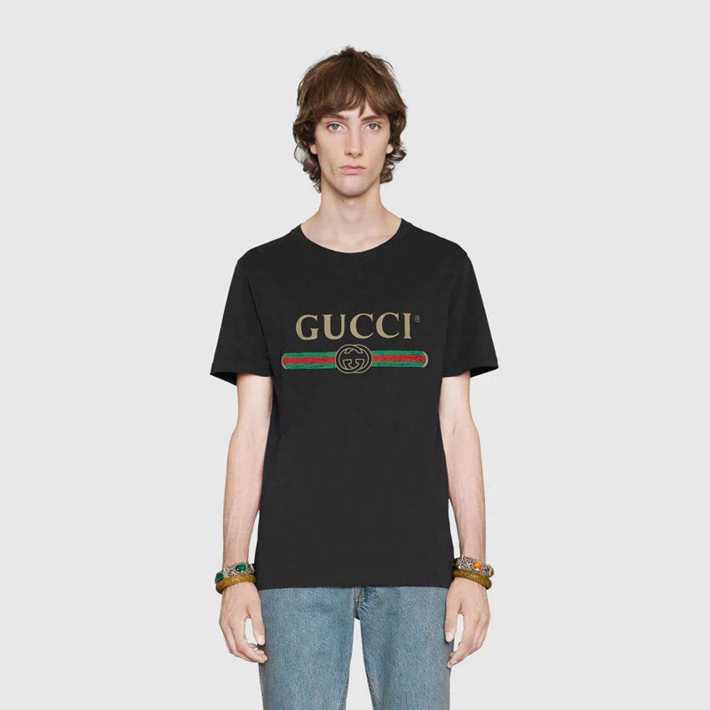 washed gucci t shirt