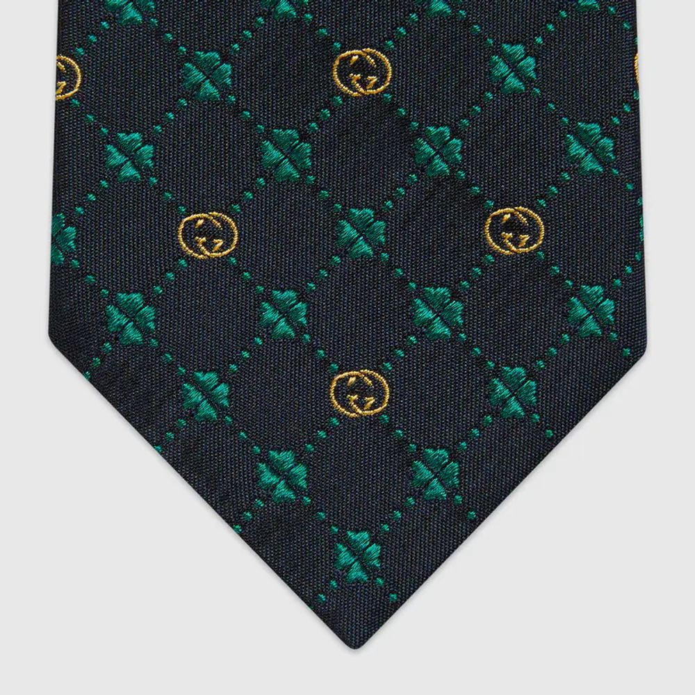 Gucci Interlocking G silk pocket square - 7422004G0054100