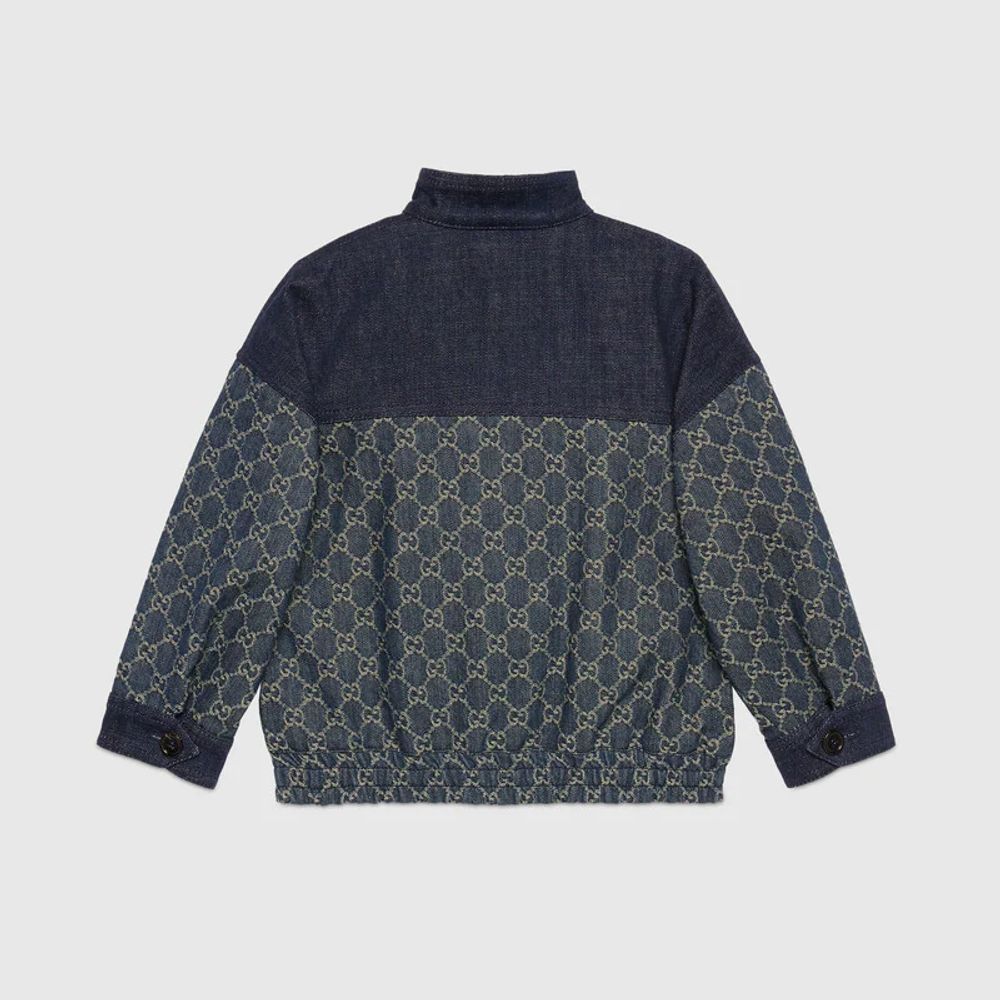 GG jacquard denim shirt