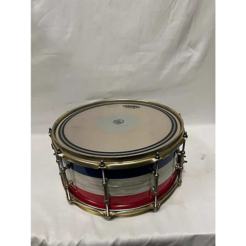 Used SJC Drums 6X14 American Flag Snare Drum