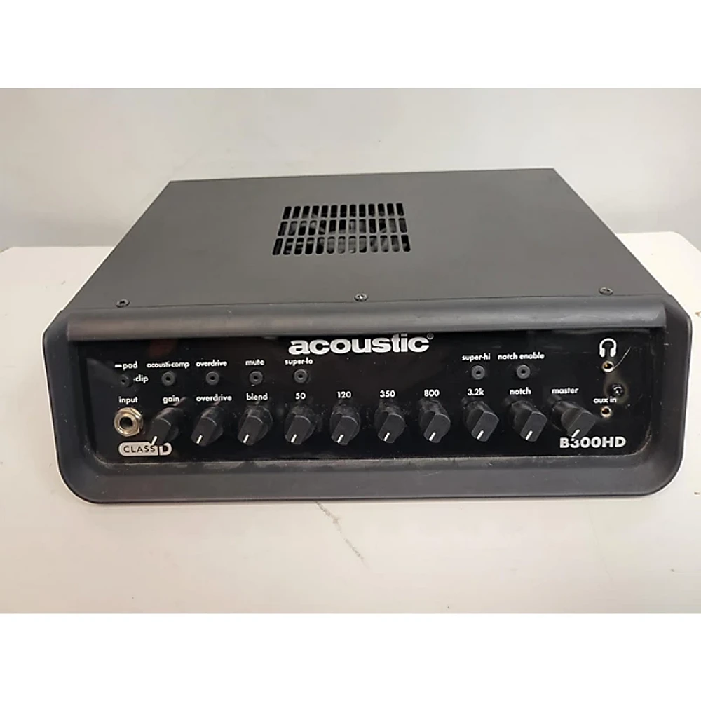 Used Acoustic B300Hd 300W Bass Amp Head