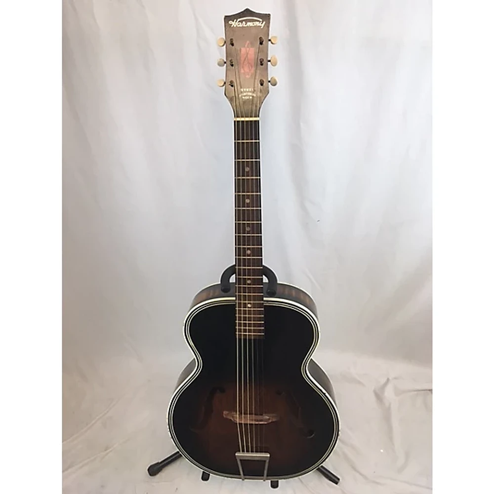 Used Harmony 1962 H1215 Archtone Acoustic Guitar