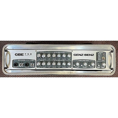 Used Genz Benz Gbe750 W/ Rack Case Tube Bass Amp Head