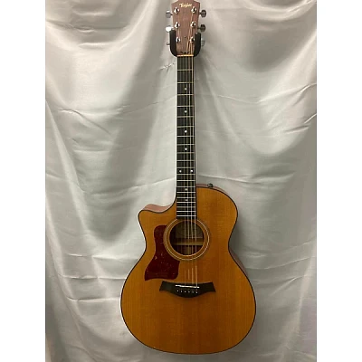 Used Taylor 314CE Left Handed Acoustic Electric Guitar