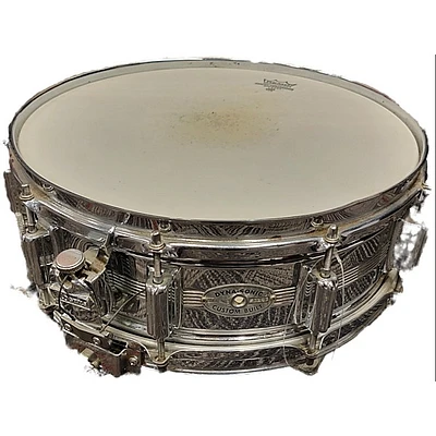 Used Rogers 1960s 14X4.5 Dynasonic 5 Line Snare Drum