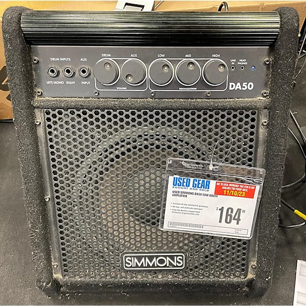 Used Simmons DA50 50W Drum Amplifier