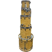 Used Ludwig Aged Exotic Classic Drum Kit