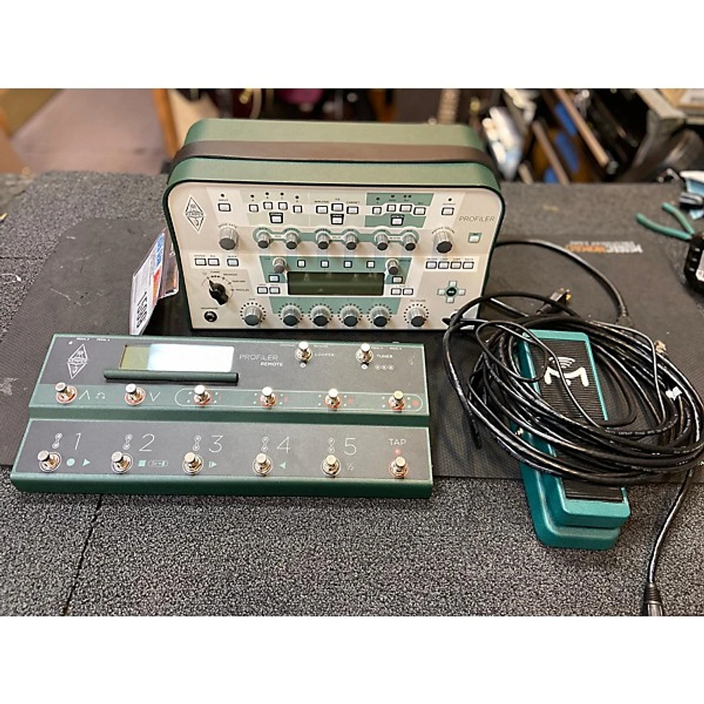 Used Kemper Profiler Head Unpowered W/ Profiler Remote And Expression Pedal Effect Processor