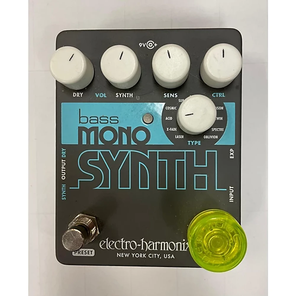 Used Electro-Harmonix Bass Micro Synth Bass Effect Pedal