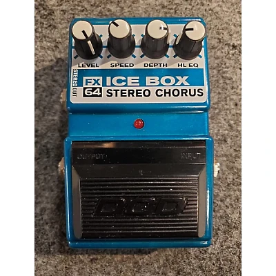 Used DOD FX64 Ice Box Stereo Chorus Effect Pedal