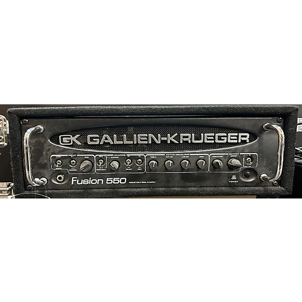 Used Gallien-Krueger Fusion 550 Hybrid 550W Bass Amp Head