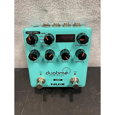 Used NUX 2020s DUO TIME NDD-6 Effect Pedal