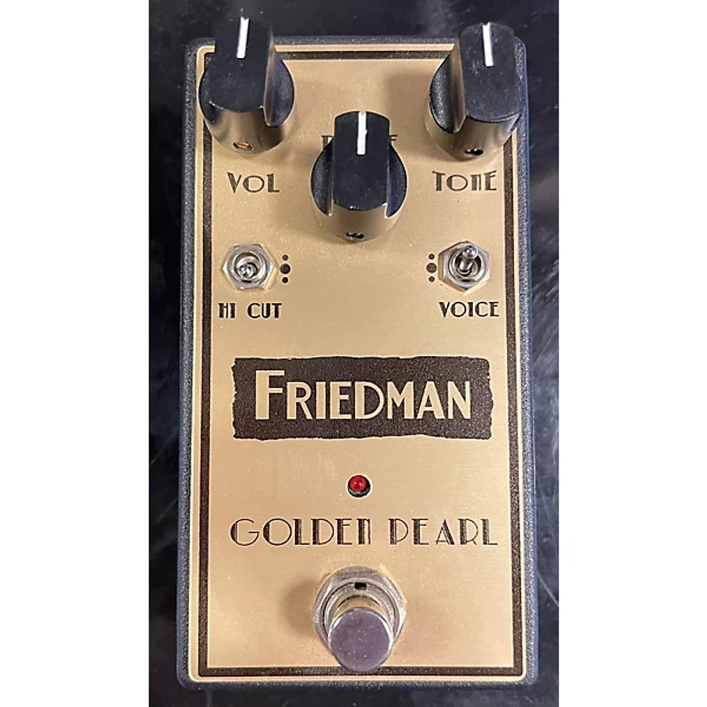 Friedman Used Friedman Golden Pearl Overdrive Effect Pedal 