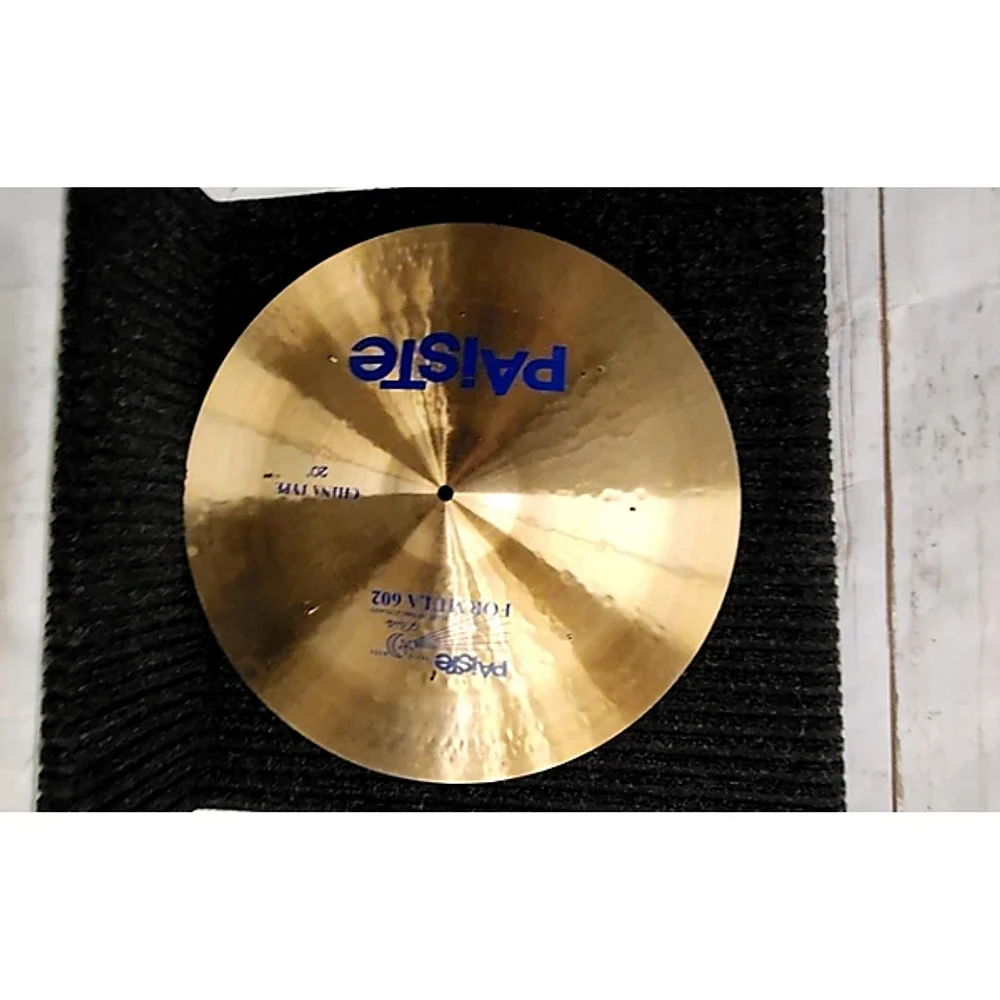 Used Paiste 20in Formula 602 China Type Cymbal