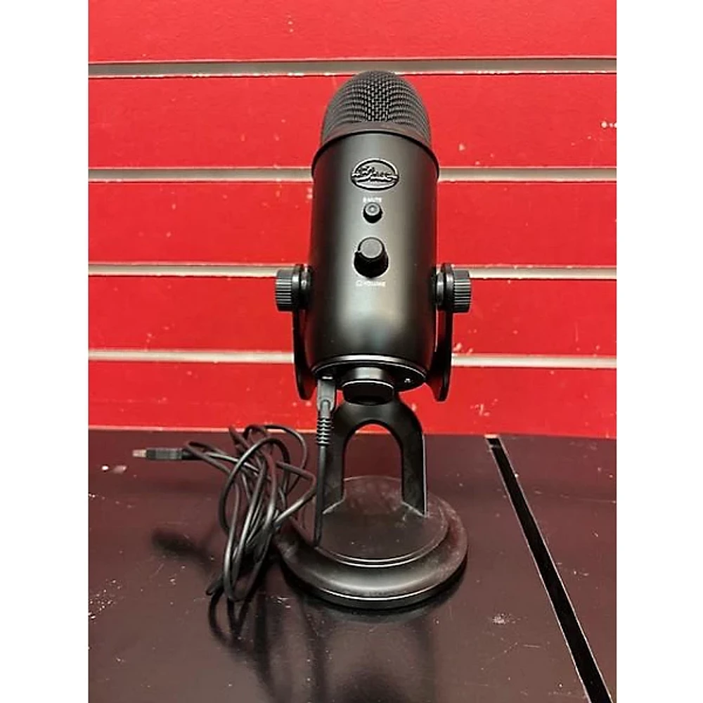 Used Blue Blackout Yeti USB Microphone