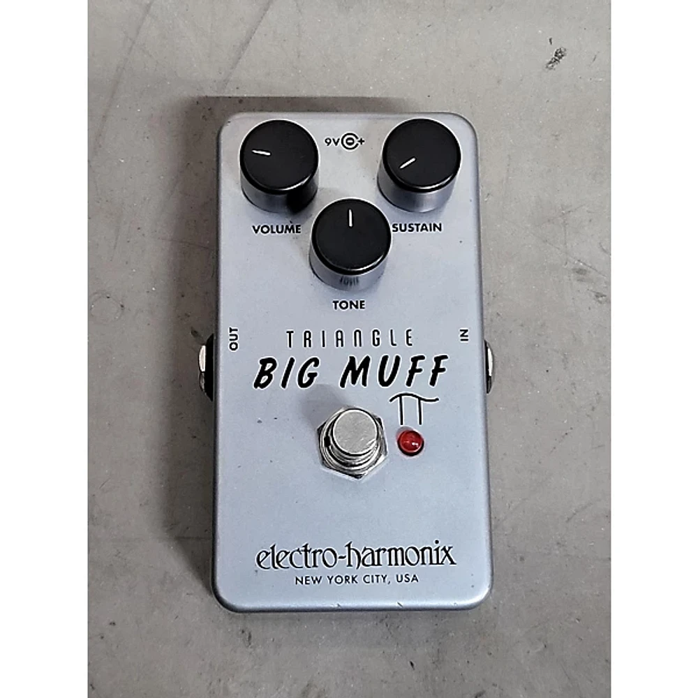 Used Electro-Harmonix Big Muff Triangle Pi Distortion Effect Pedal