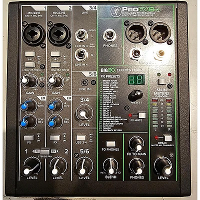 Used Mackie PROFX6v3 Unpowered Mixer