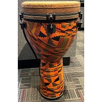 Used Remo Mondo Designer Kintekloth 12x24 Djembe