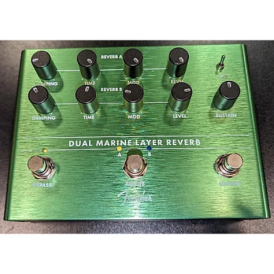 Used Fender Dual Marine Layer Reverb Effect Pedal