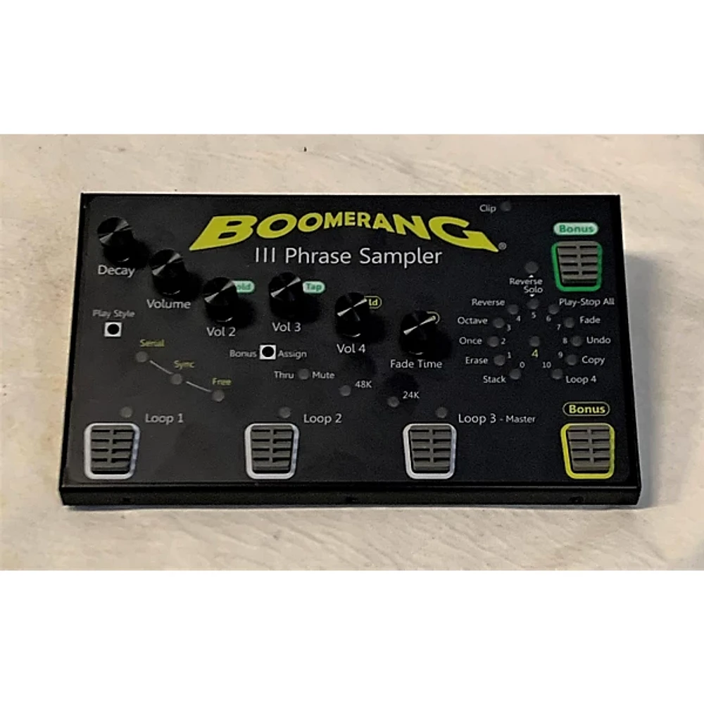 Used Boomerang III Phrase Sampler Pedal