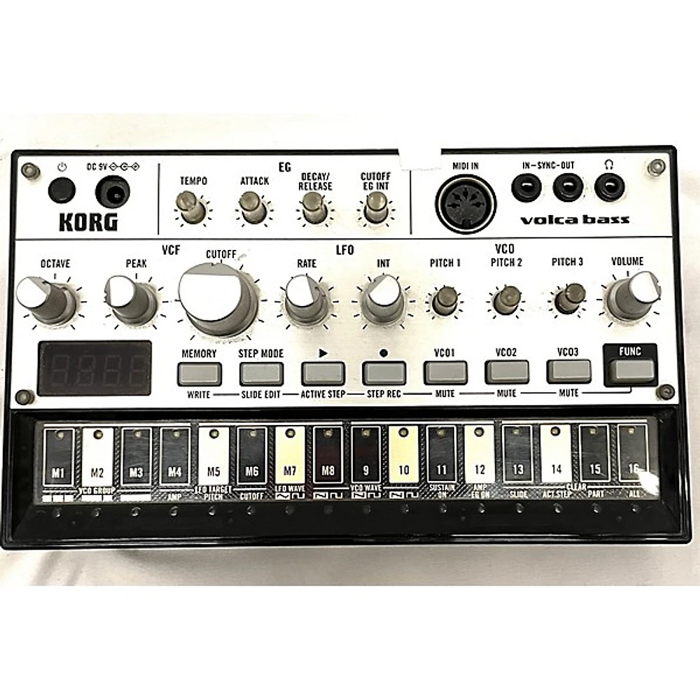 Used KORG Volca Bass Drum Machine