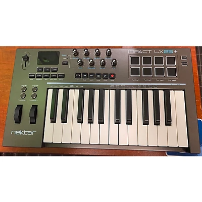 Used Nektar LX25+ MIDI Controller