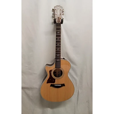 Used Taylor 412CE Left Handed Acoustic Electric Guitar