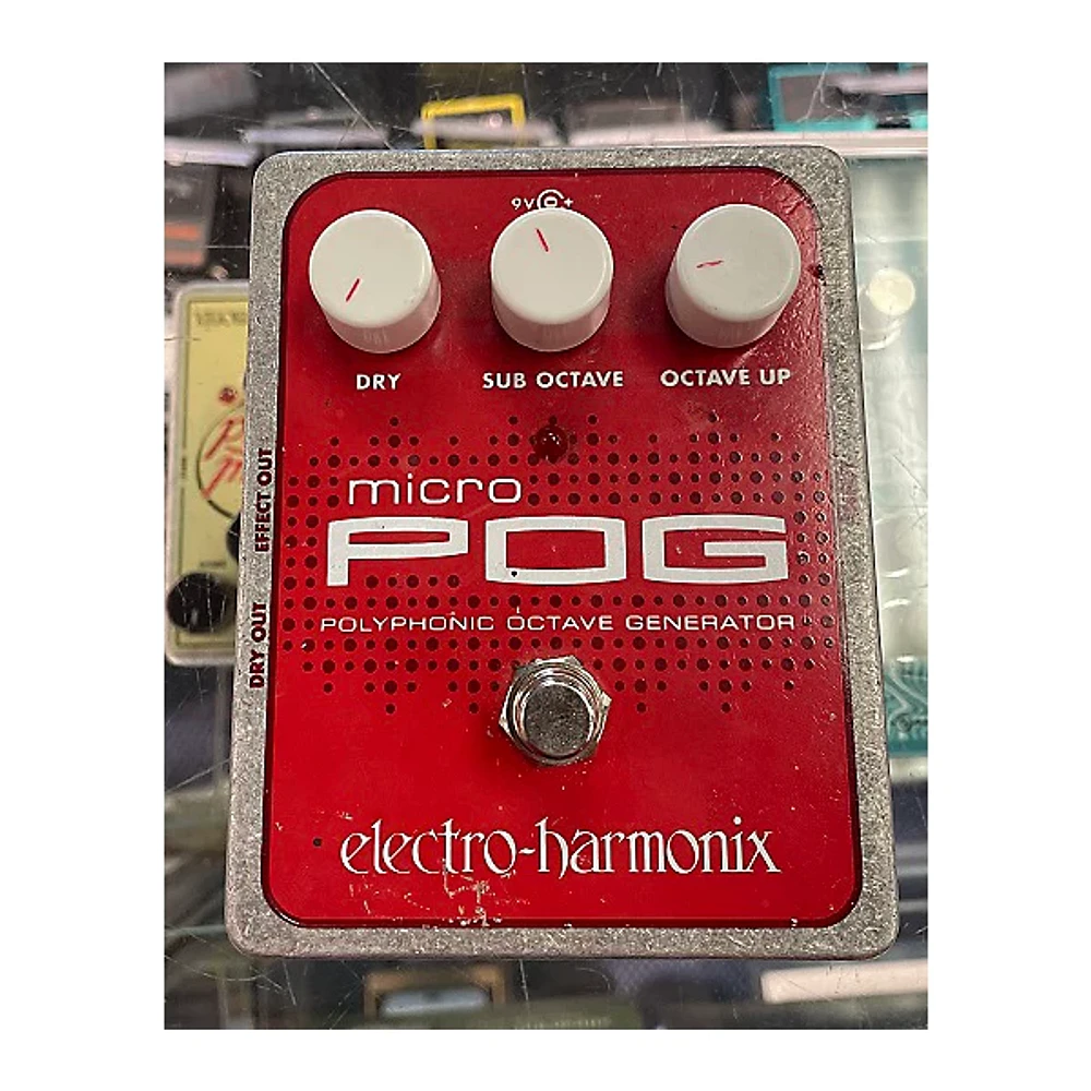 Used Electro-Harmonix Micro Pog Polyphonic Octave Generator Effect Pedal