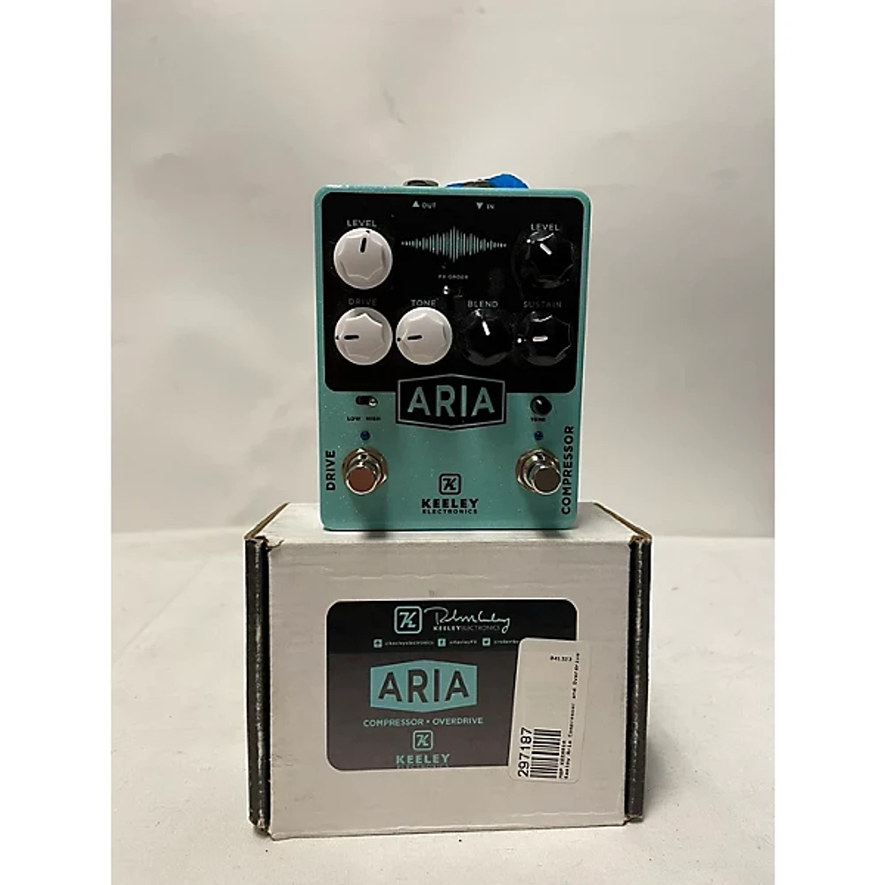 Used Keeley ARIA COMPRESSOR OVERDRIVE Effect Pedal