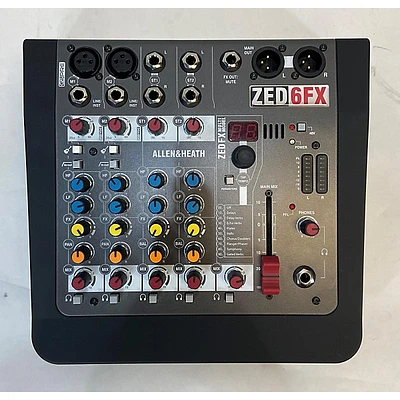 Used Allen & Heath ZED6FX Unpowered Mixer