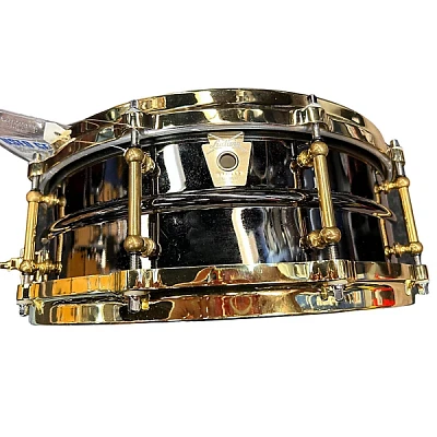 Used Ludwig 14X5  Black Beauty Brass Drum