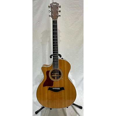 Used Taylor 414CE Left Handed Acoustic Electric Guitar