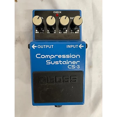 Used BOSS CS3 Compressor Sustainer Effect Pedal